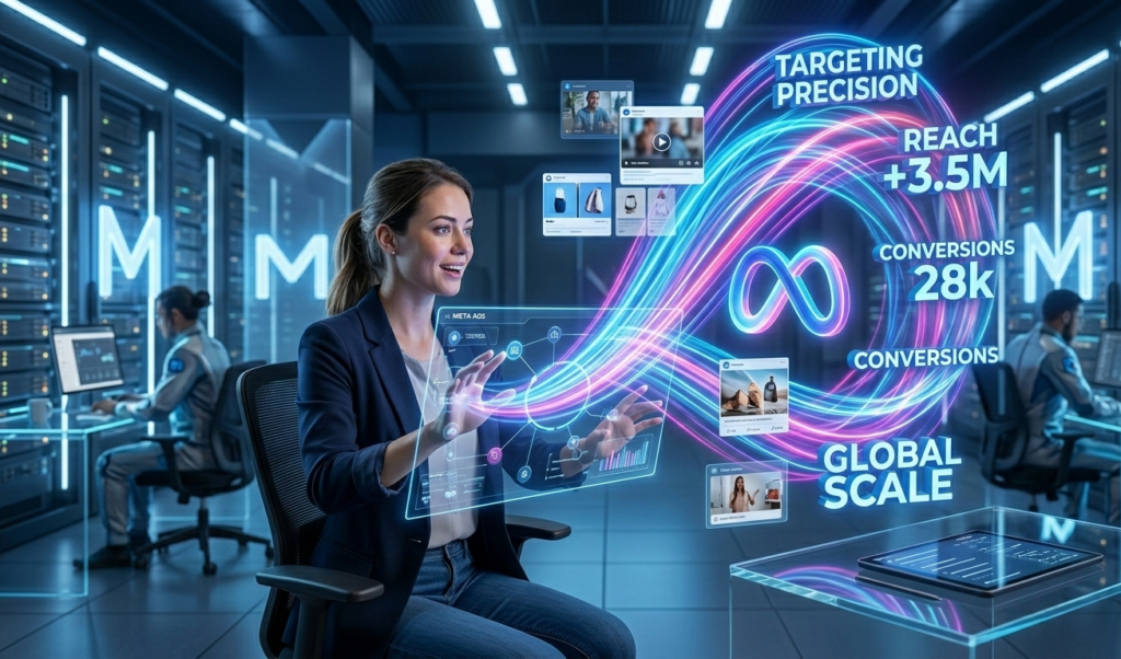 Meta advertising Manager dashboard interface